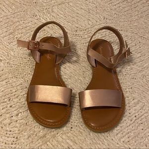 American eagle rose gold sandals
